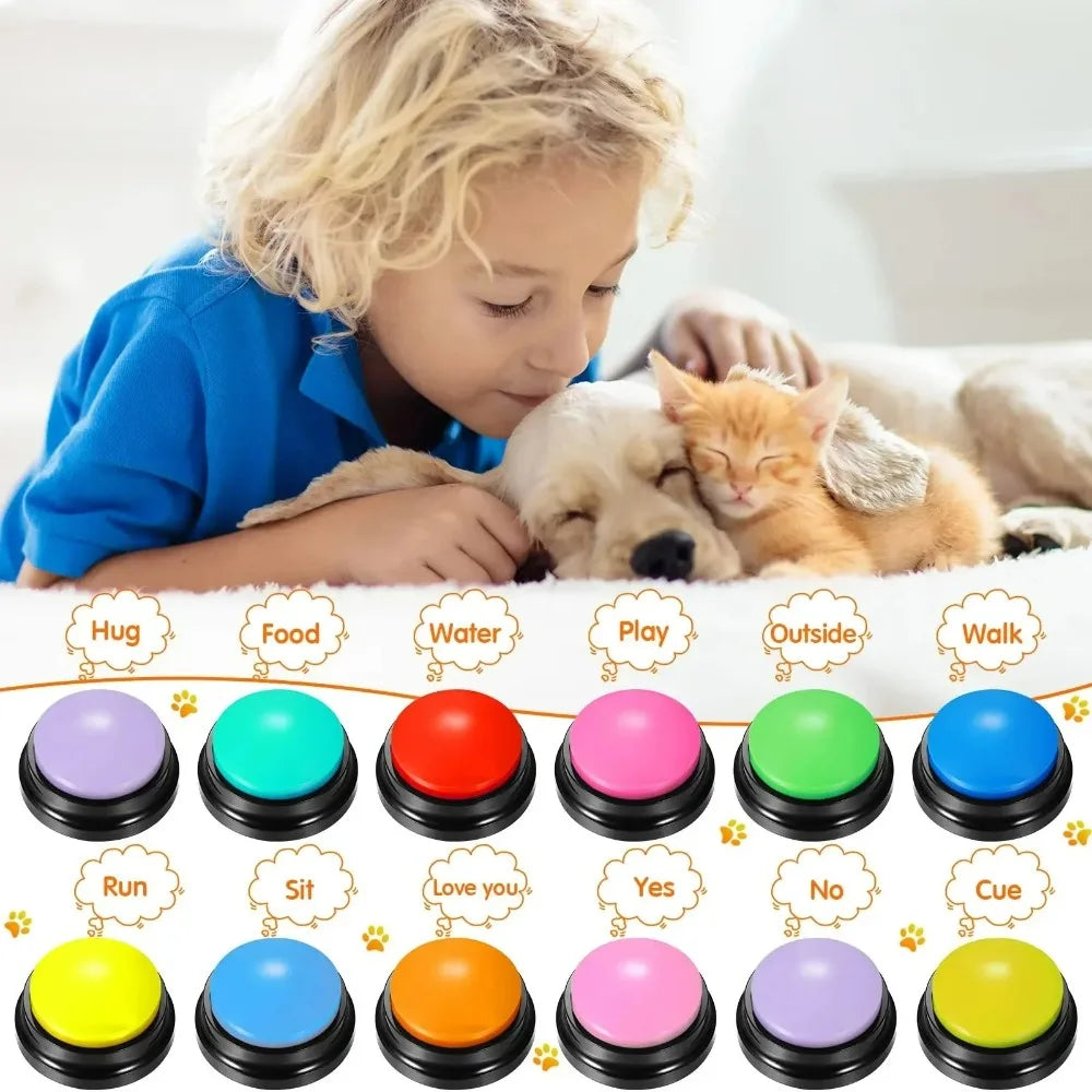 Pet Training Voice Recording Buttons