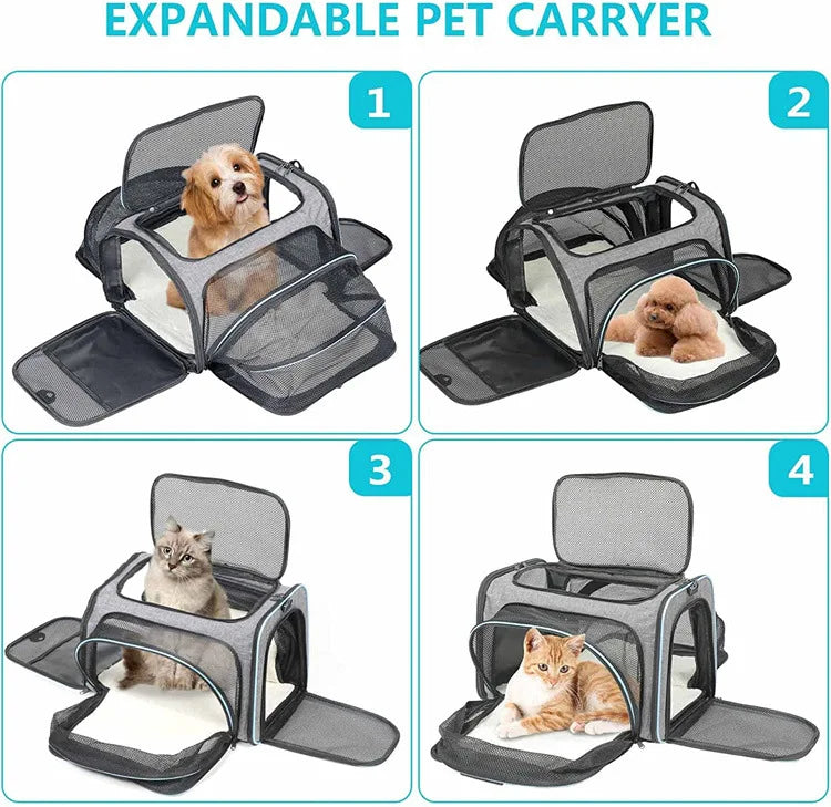 Pet Carrier Bag with Side Opening