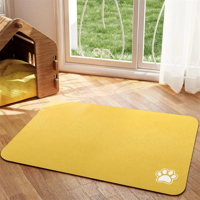 Pet Feeding Quick Dry Mat