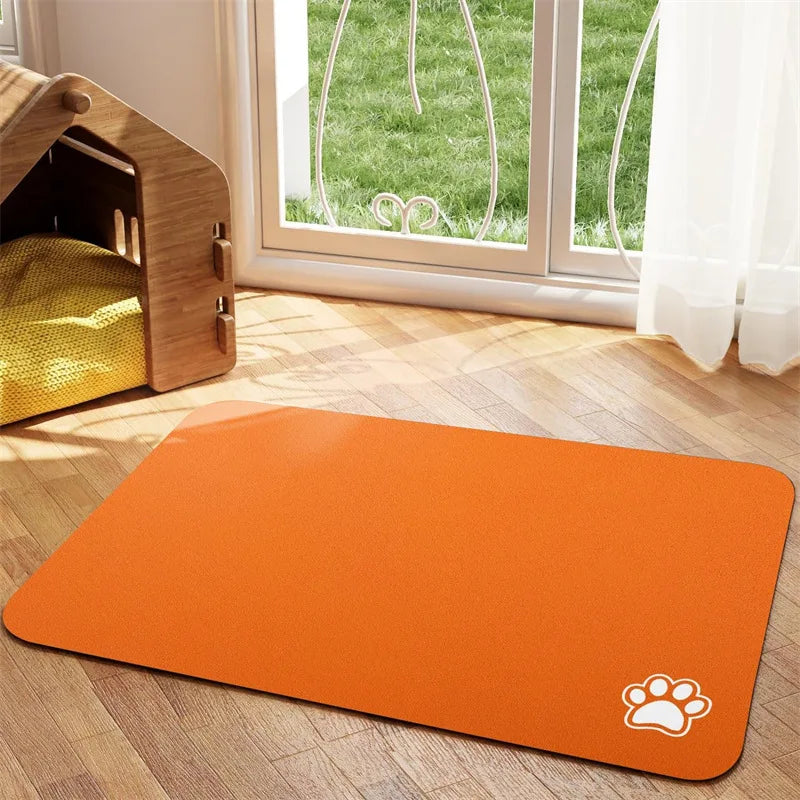 Pet Feeding Quick Dry Mat