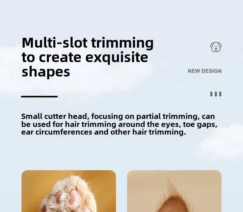 Professional Paw/ Hair Trimmer with LED Light