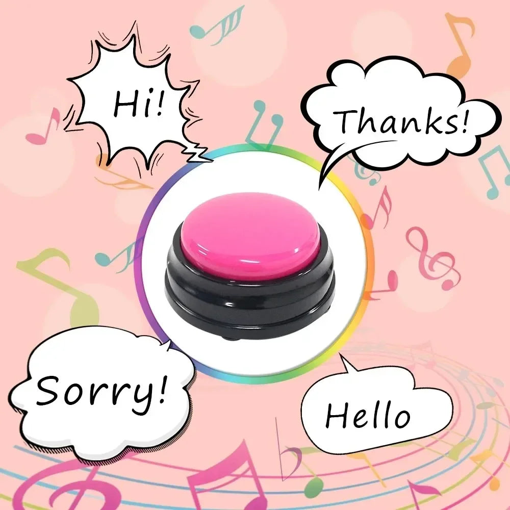 Pet Training Voice Recording Buttons