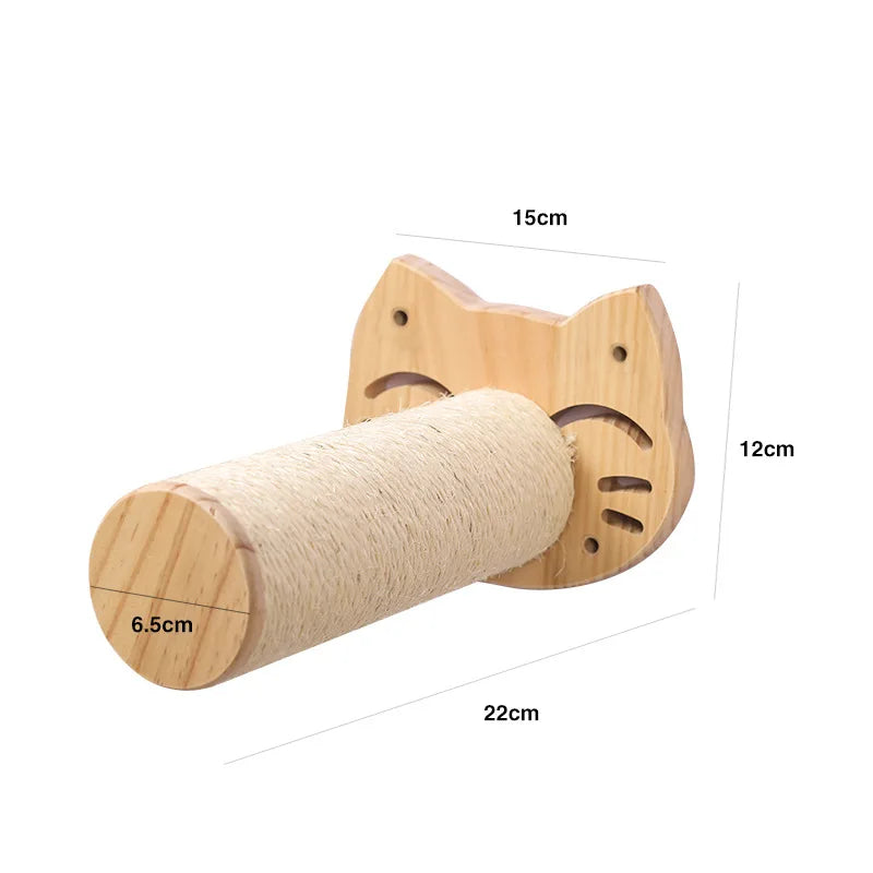 Cat Wall Furniture | Cat Tree with Shelves, Hammock, Rope Ladder & Scratching Post