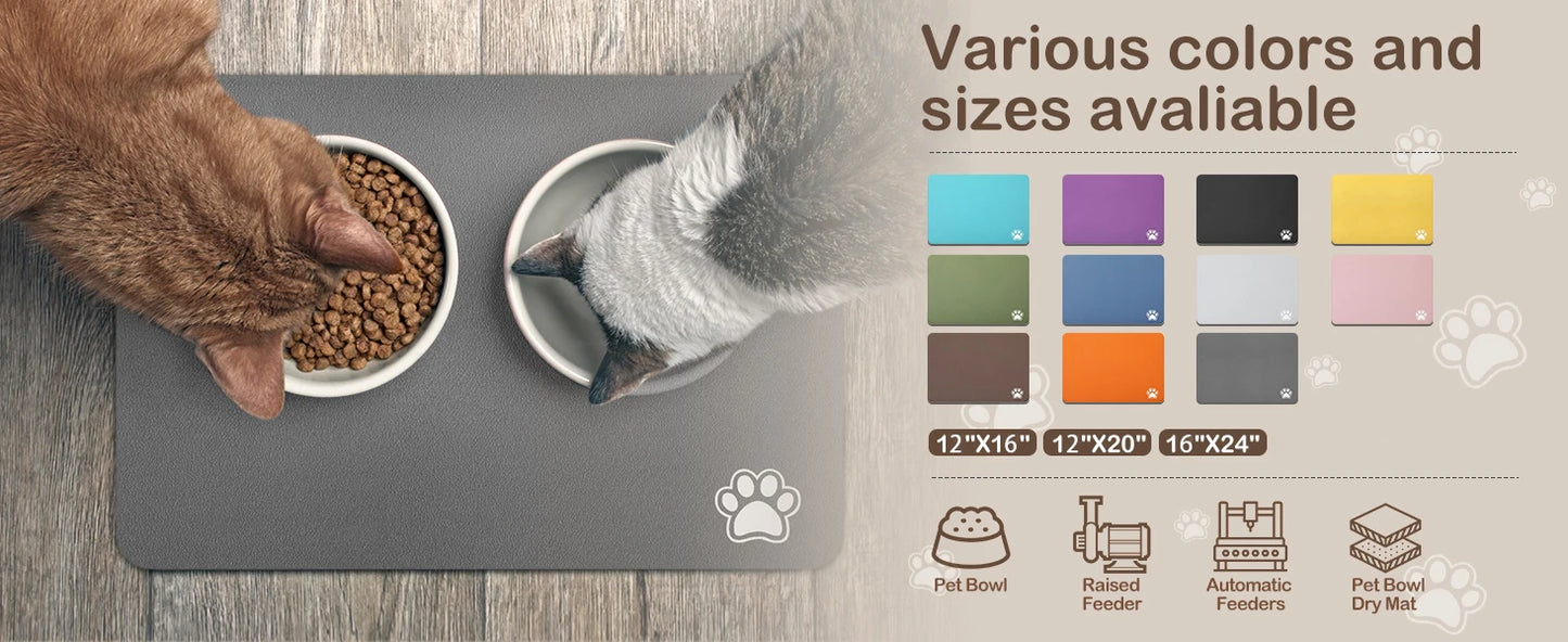Pet Feeding Quick Dry Mat
