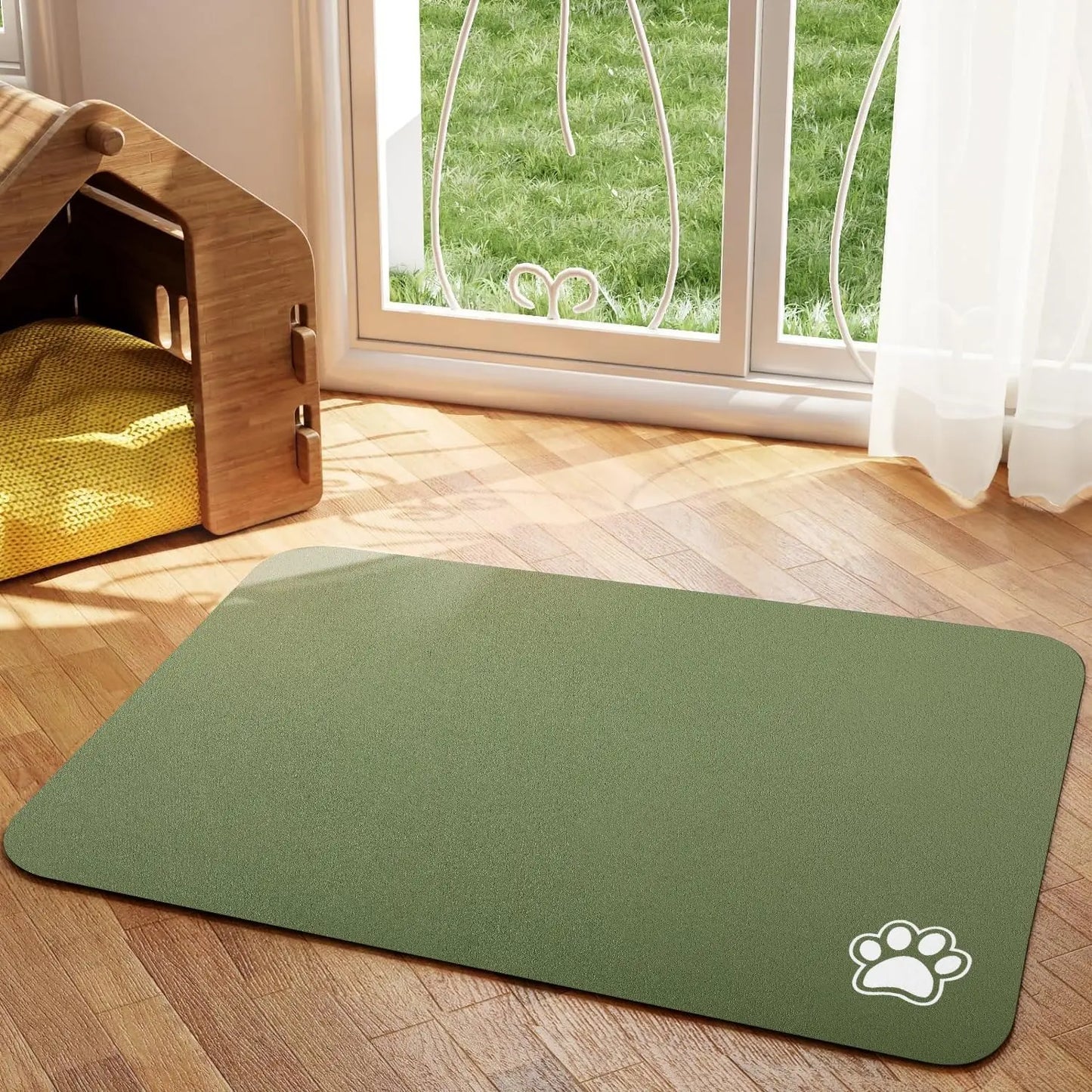 Pet Feeding Quick Dry Mat