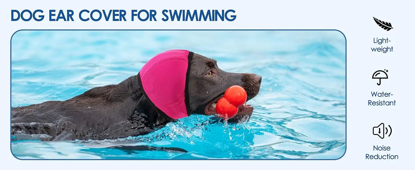 Dog Ears & Head Cover – Waterproof Noise-Reducing Pet Headscarf