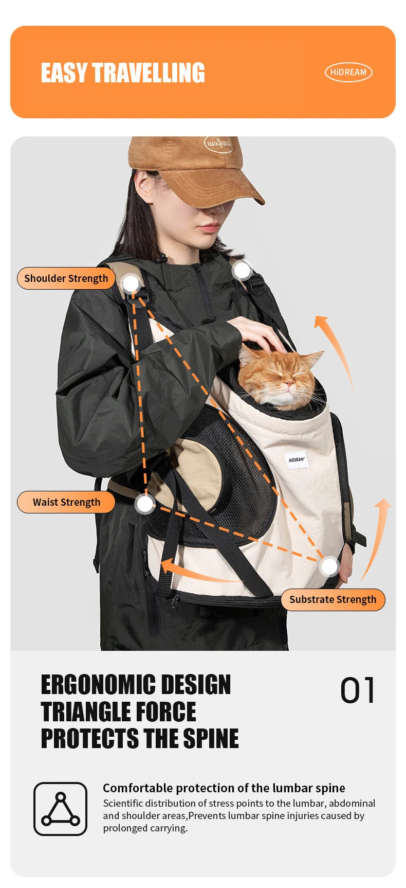 Front Carrying / Backpack Pet Carrier