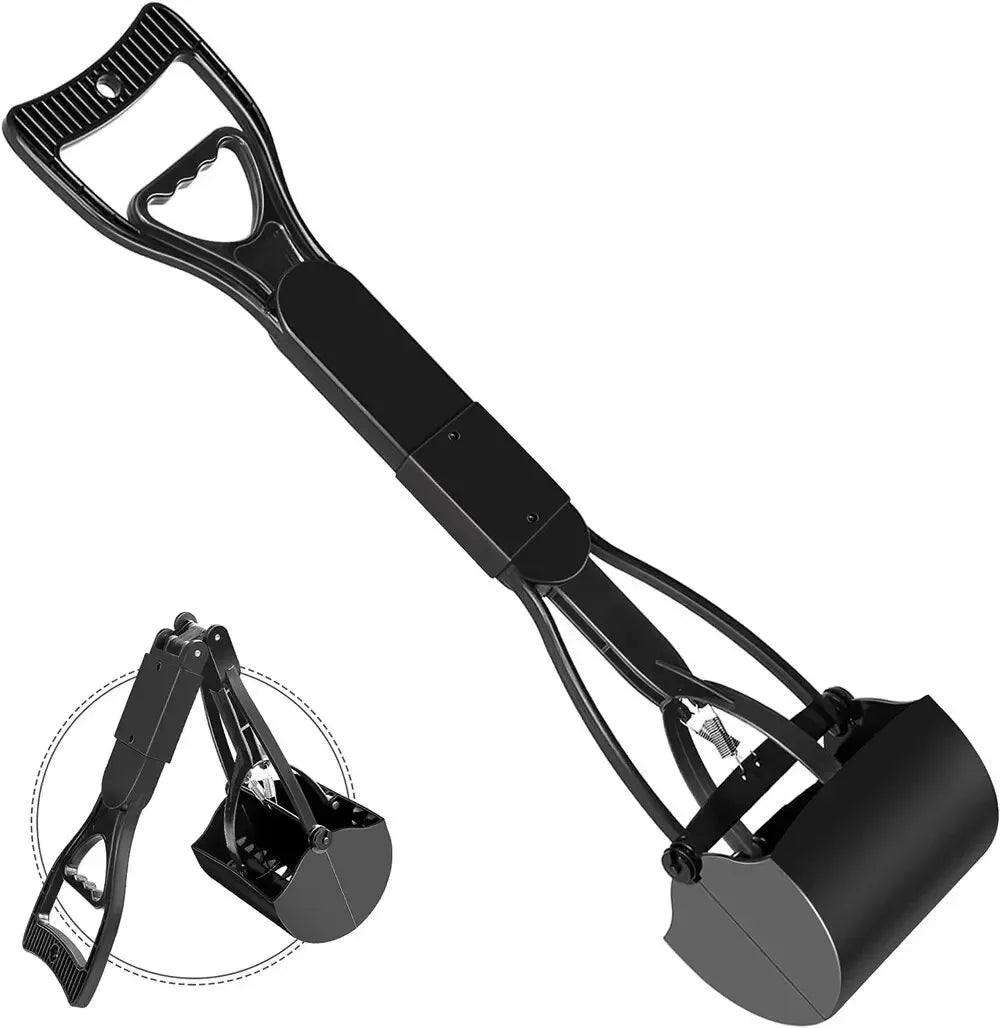 Foldable Dog Pooper Scooper with Long Handle