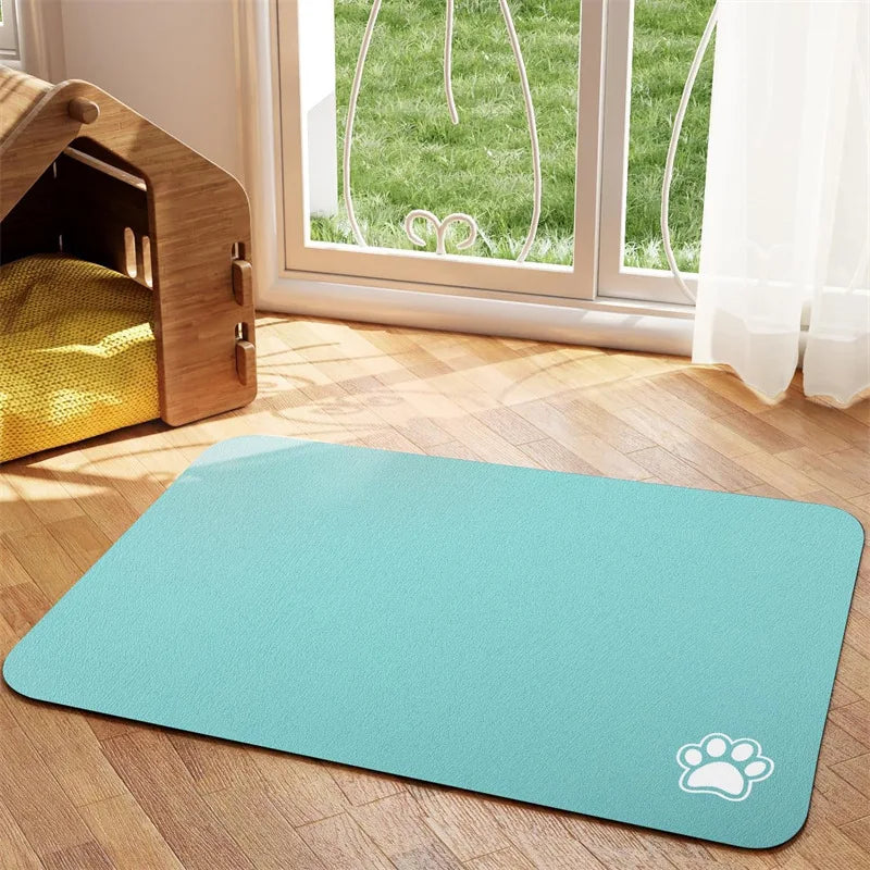 Pet Feeding Quick Dry Mat