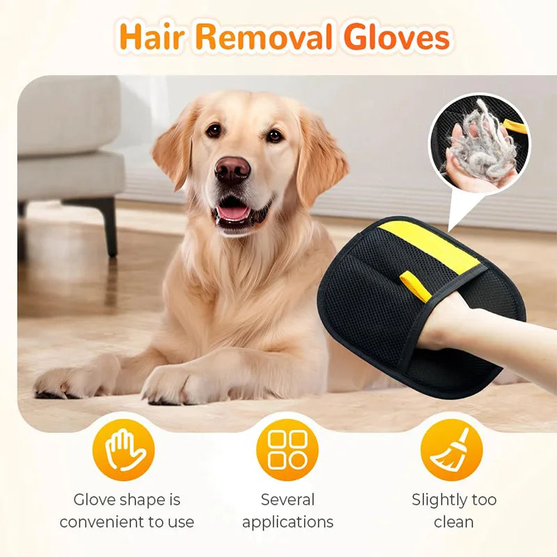Static Pet Hair Removal Gloves