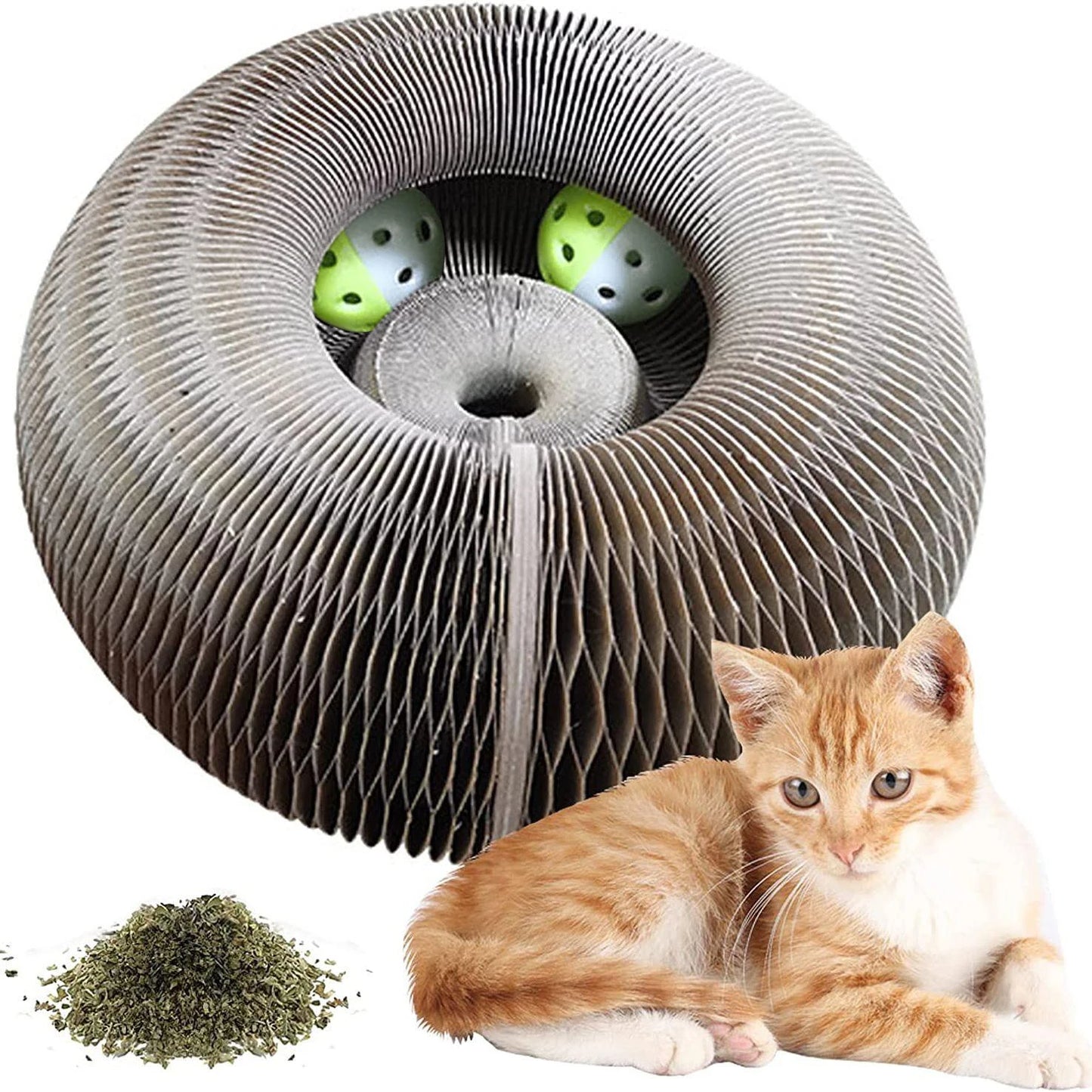 Scratching Board Cat Toy With Ball