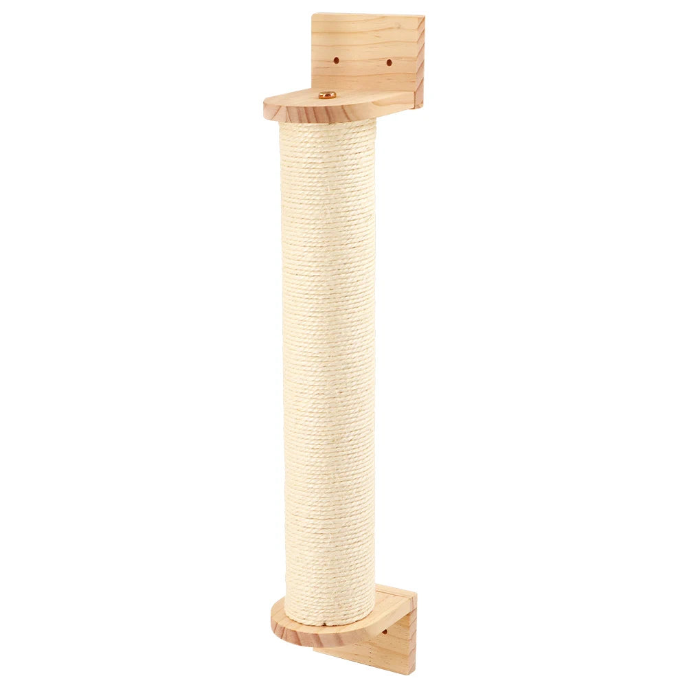 Cat Wall Furniture | Cat Tree with Shelves, Hammock, Rope Ladder & Scratching Post