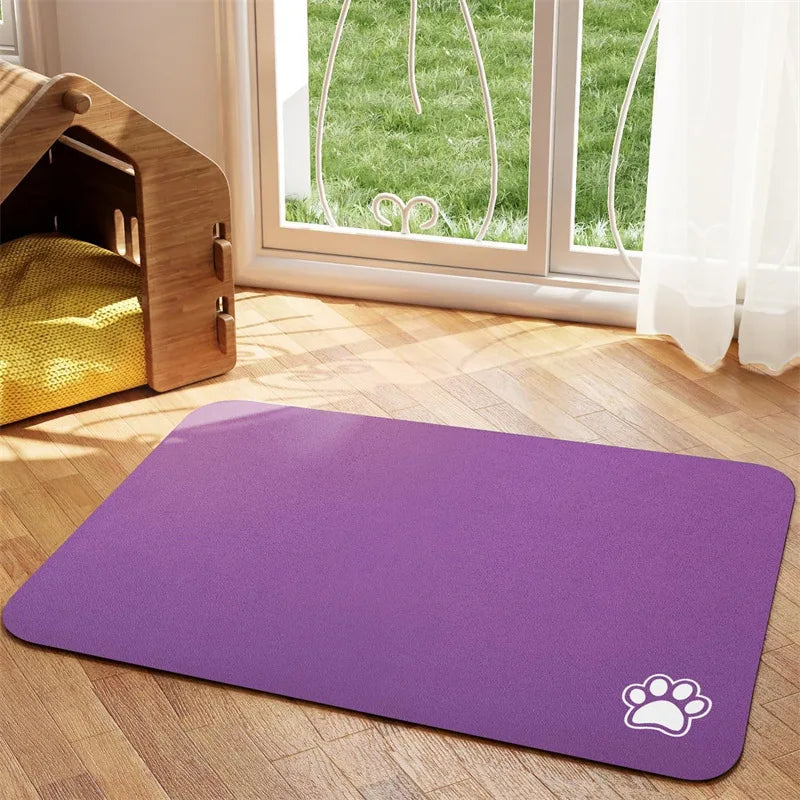 Pet Feeding Quick Dry Mat