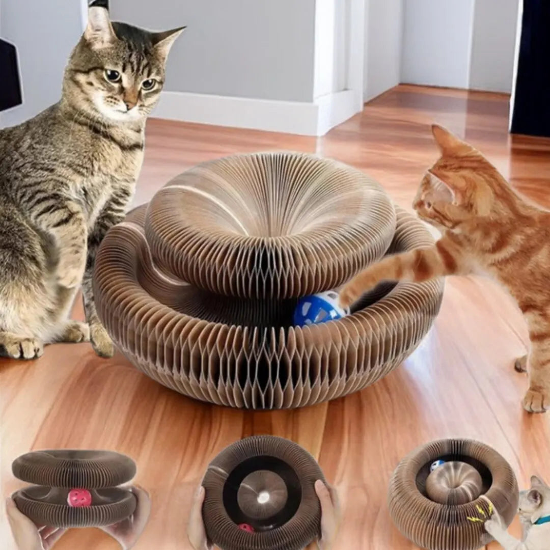 Scratching Board Cat Toy With Ball