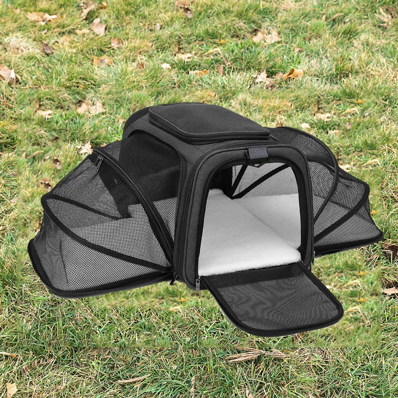 Pet Carrier Bag with Side Opening