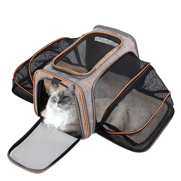 Pet Carrier Bag with Side Opening