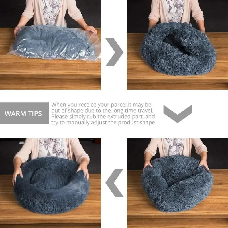 Super Soft Plush Pet Bed
