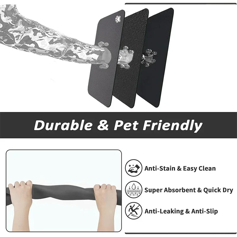 Pet Feeding Quick Dry Mat
