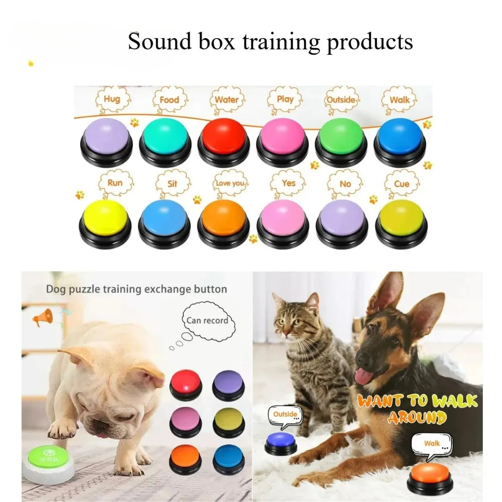 Pet Training Voice Recording Buttons