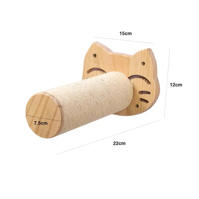 Cat Wall Furniture | Cat Tree with Shelves, Hammock, Rope Ladder & Scratching Post