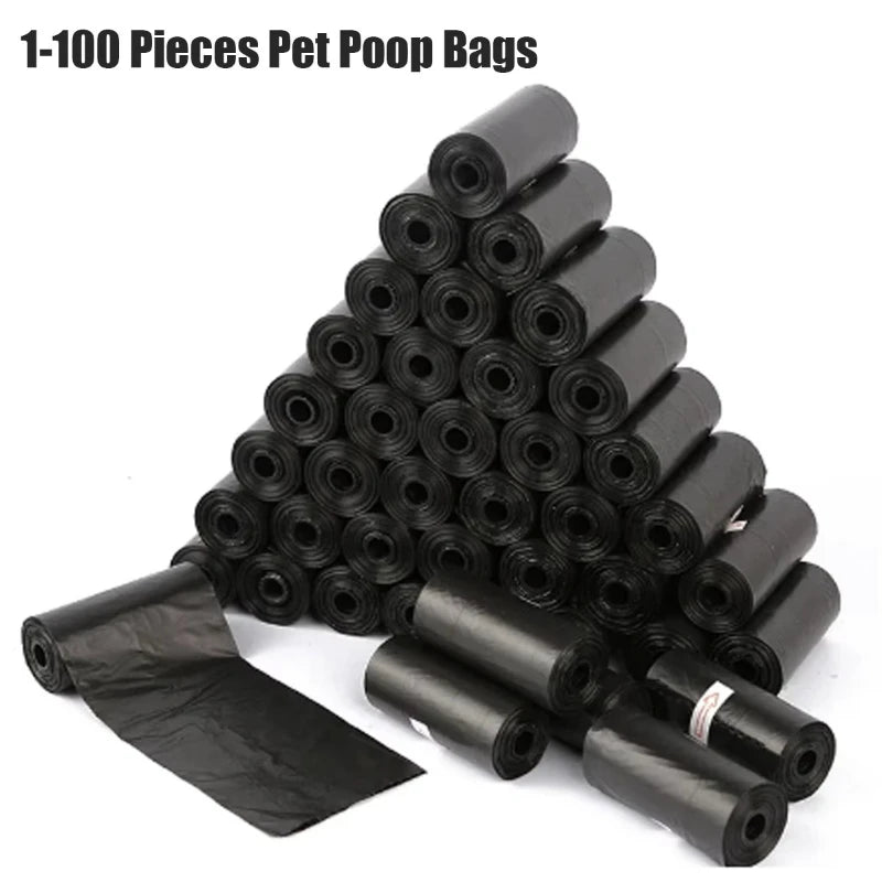 Biodegradable Dog Poop Bags with Bone-Shaped Dispenser