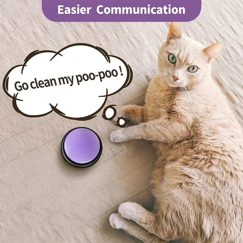 Pet Training Voice Recording Buttons