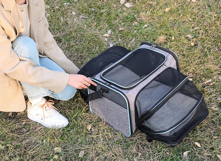 Pet Carrier Bag with Side Opening