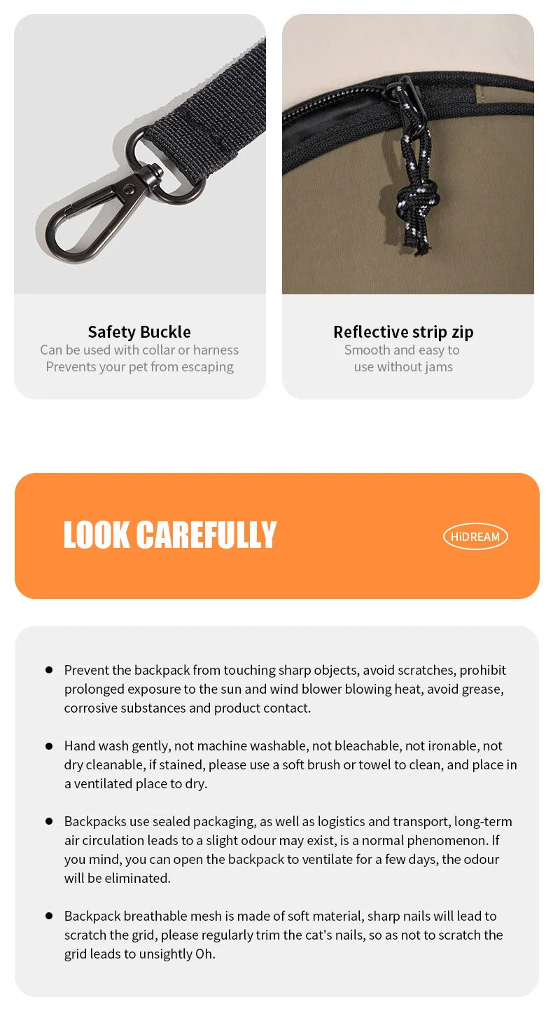 Front Carrying / Backpack Pet Carrier