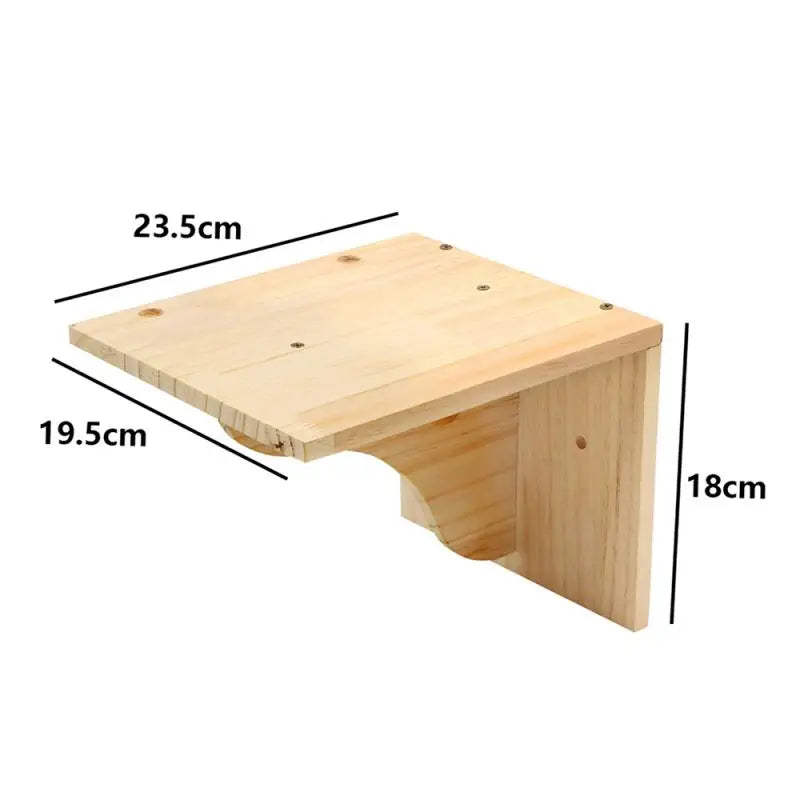 Cat Wall Furniture | Cat Tree with Shelves, Hammock, Rope Ladder & Scratching Post