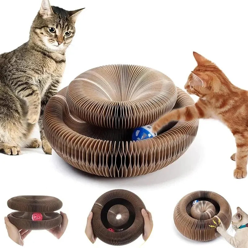 Scratching Board Cat Toy With Ball