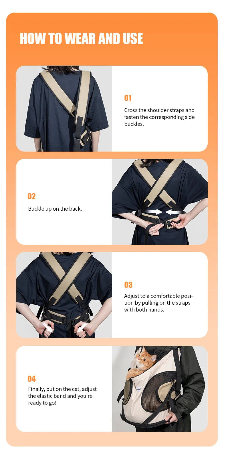 Front Carrying / Backpack Pet Carrier