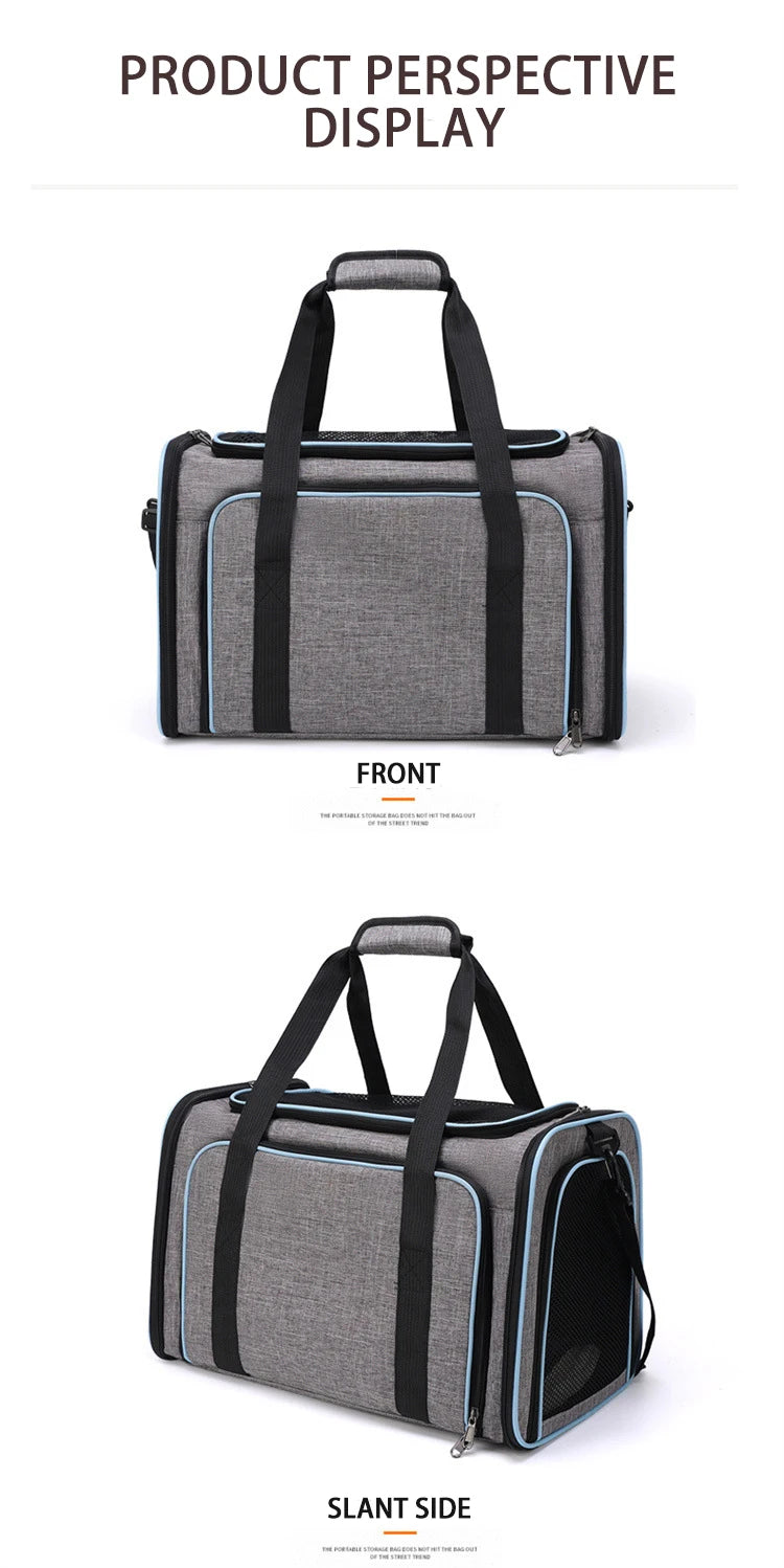 Pet Carrier Bag with Side Opening