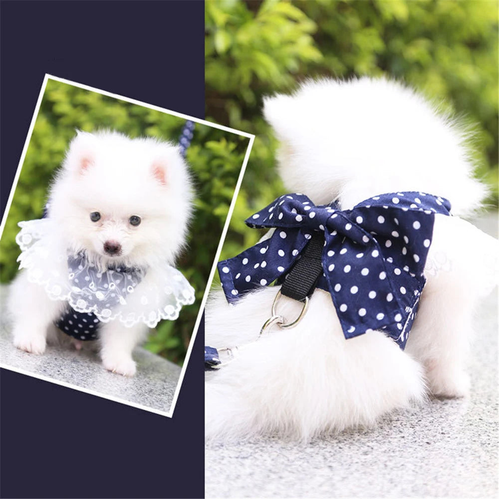 Princess Sweet Dog Vests With Bow-knot