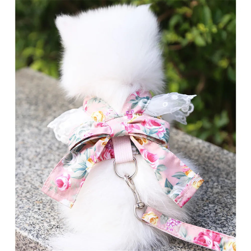 Princess Sweet Dog Vests With Bow-knot