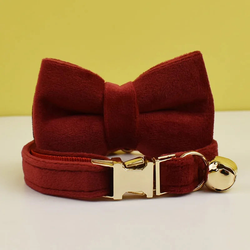 Velvet Cat Collar