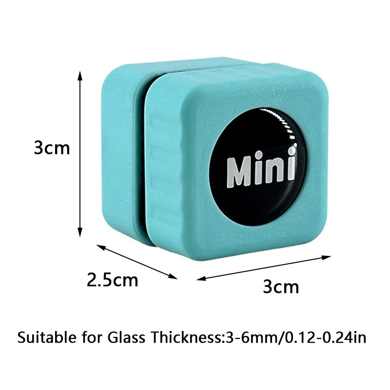 Mini Magnetic Aquarium Glass Cleaner – Scratch-Resistant Brush for Small Glass & Acrylic Tanks