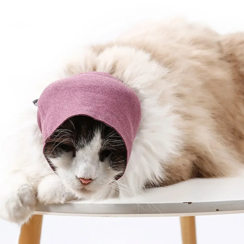 Calming Dog Ears Cover – Noise-Reducing Headscarf for Medium & Large Dogs