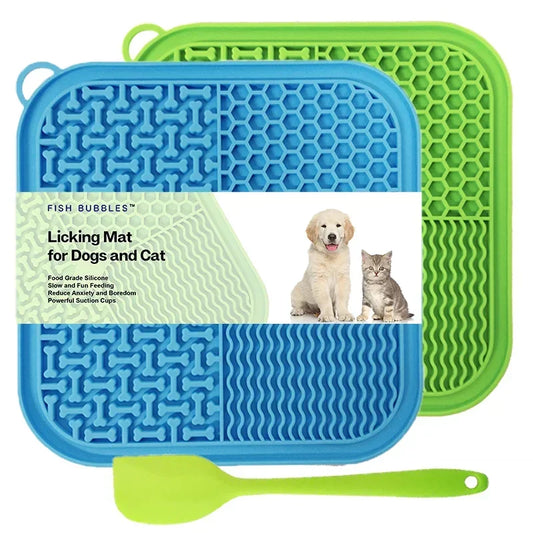 Silicone Slow Feeder Lick Mat for Dogs & Cats