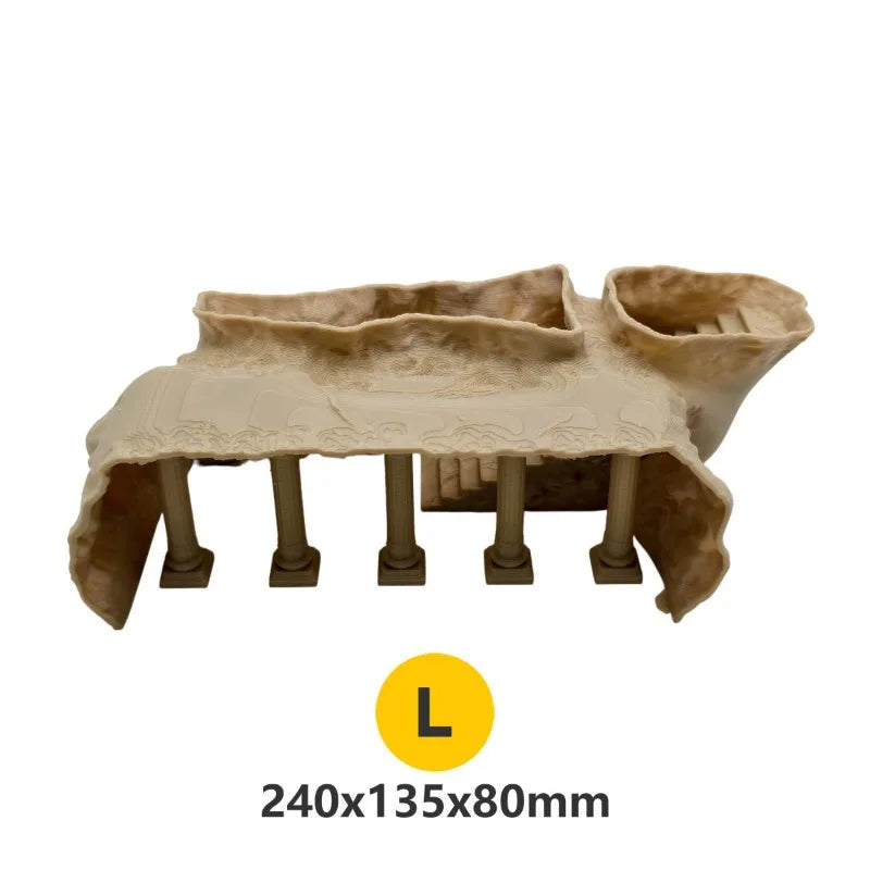 Roman Column Cave Aquarium Decoration – Fish & Shrimp Hiding House
