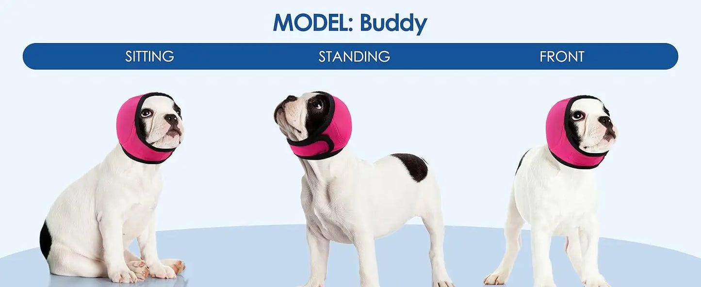 Dog Ears & Head Cover – Waterproof Noise-Reducing Pet Headscarf