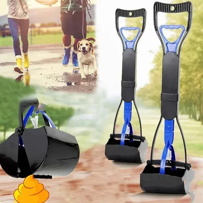 Foldable Dog Pooper Scooper with Long Handle