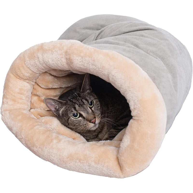 Cozy Cat Sleeping Bag – Soft Wraparound Pet Nest