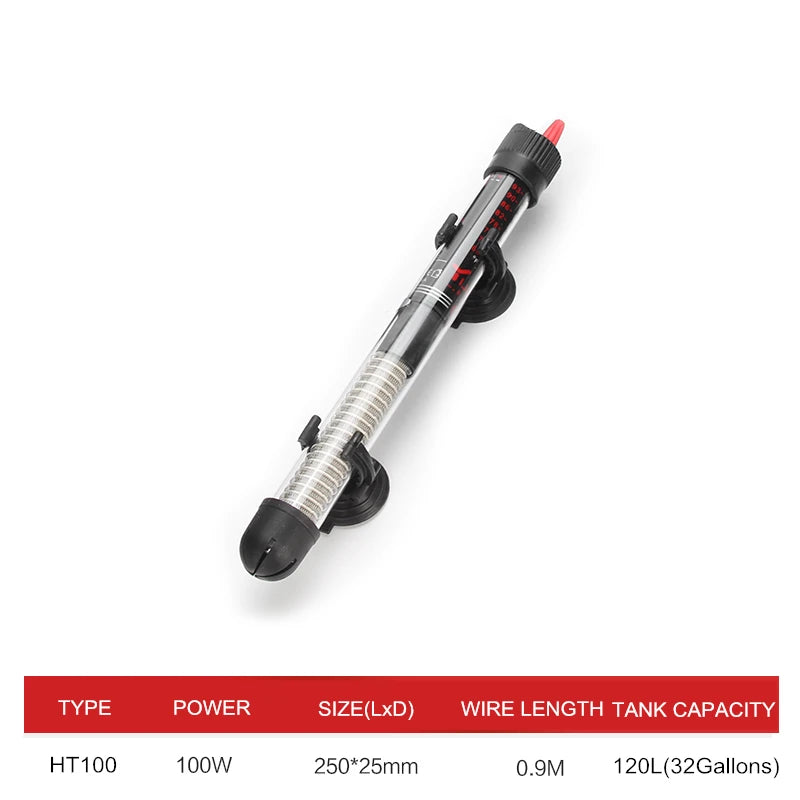 Adjustable Aquarium Heater -  Submersible Thermostat Heater Rod for Fish Tanks