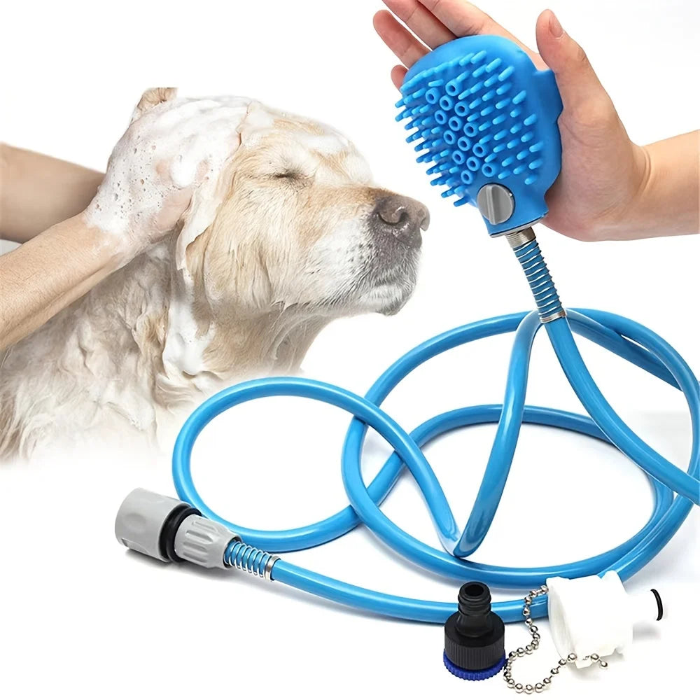 High-Pressure Pet Shower Sprayer with Soap Dispenser
