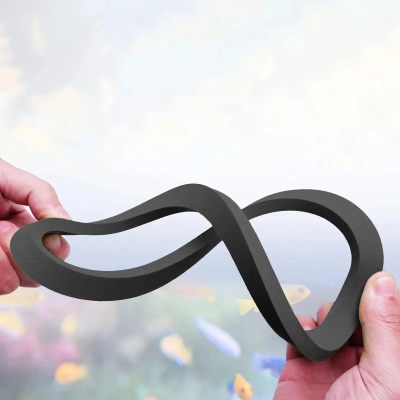 Aquarium Floating Plant/ Feeding Rings – 5-Piece EVA Set