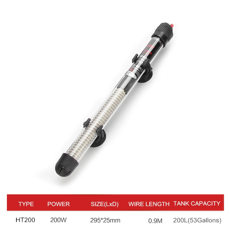 Adjustable Aquarium Heater -  Submersible Thermostat Heater Rod for Fish Tanks