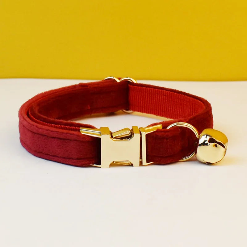 Velvet Cat Collar