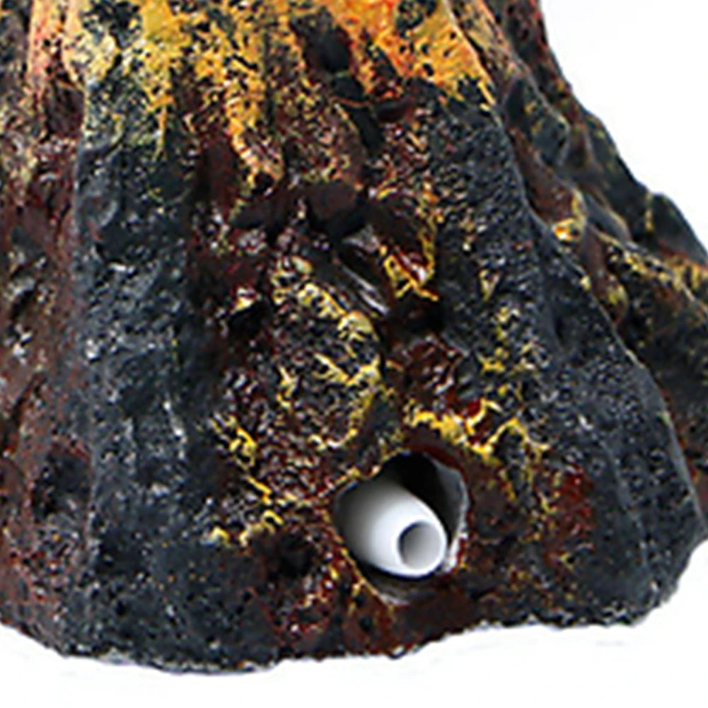 Resin Bubble Volcano Aquarium Decoration