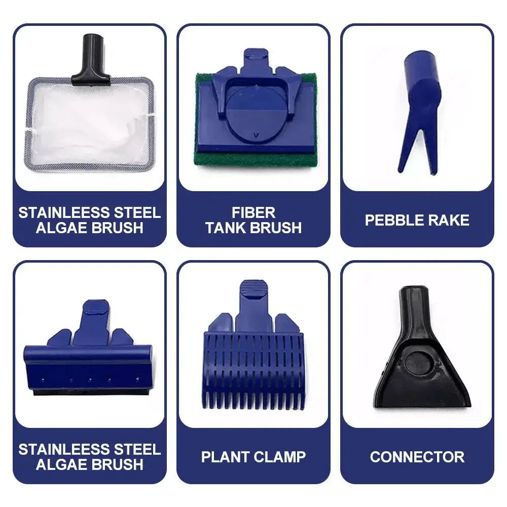 5-in-1 Fish Tank Cleaning Kit for Aquarium Maintenance