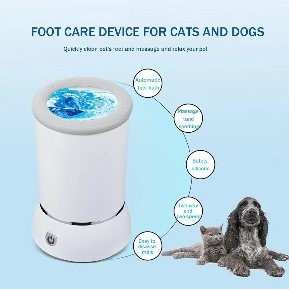Automatic Pet Paw Cleaning Machine – Electric Dog & Cat Foot Washer Cup